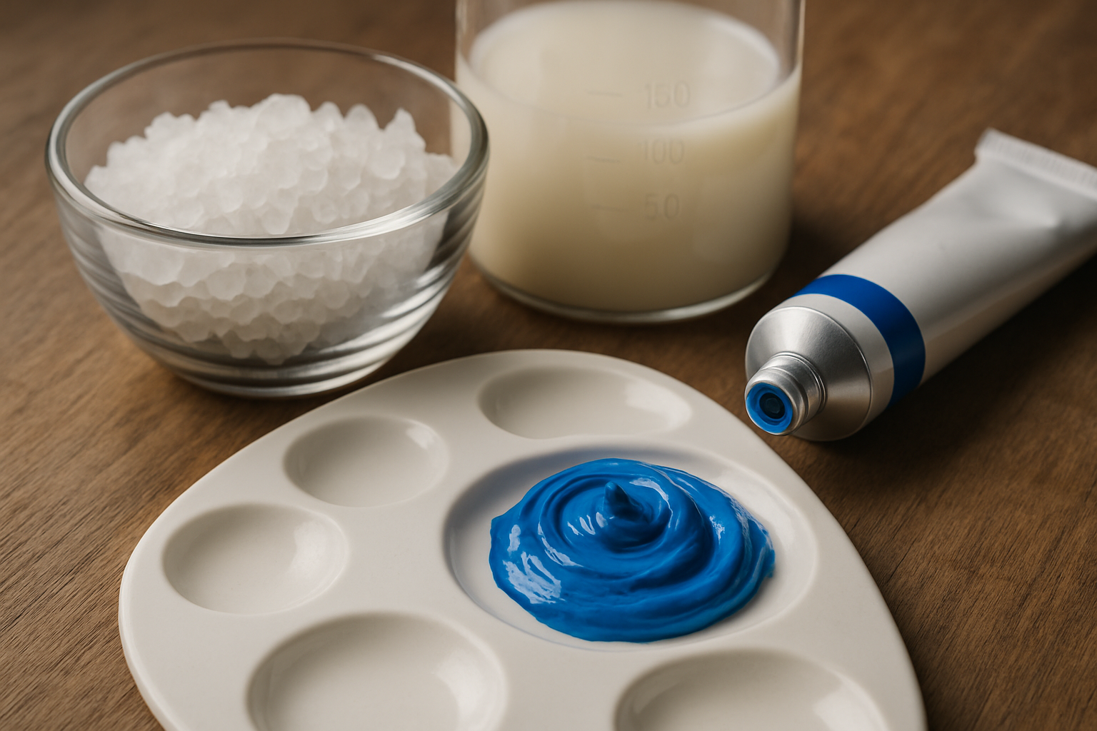 what is acrylic paint made of