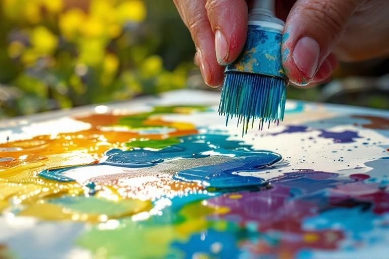 what happens when acrylic paint dries