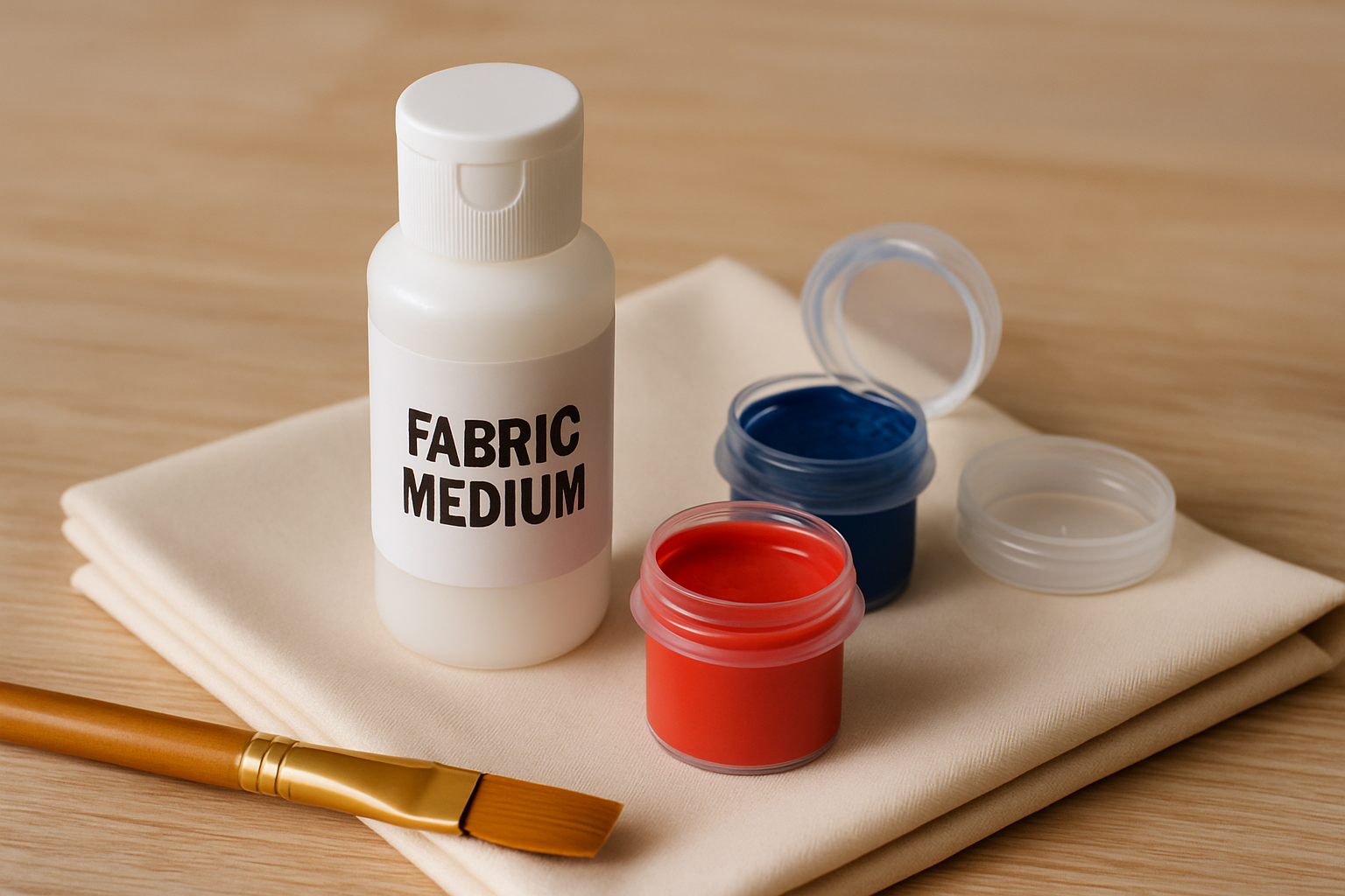 what is fabric medium for acrylic paint