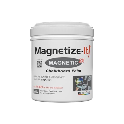 Magnetize-It! Magnetic Chalkboard Paint (Water Based) – Lunar Grey