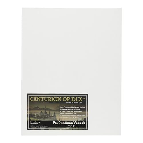 Centurion Deluxe Professional Oil Primed Linen Canvas Panels - 11"x14" - 3 Pack