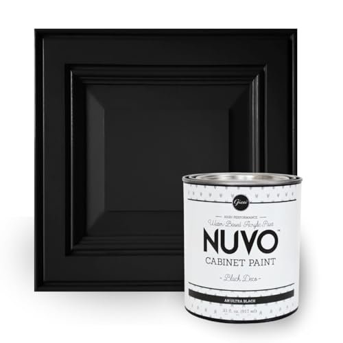 Giani Nuvo Cabinet Paint, Black Deco (Quart)
