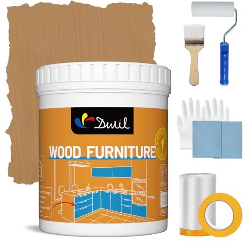 DWIL Acrylic Wood Paint for Furniture - Semi-Gloss Paint Suitable for Wood Surface Renovation