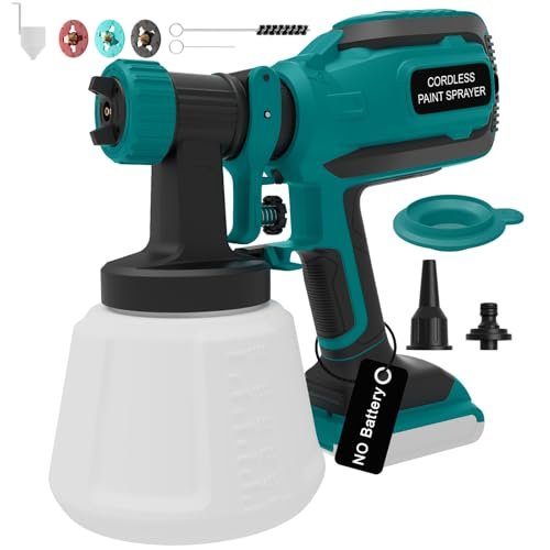Cordless Paint Sprayer for Dewalt 20V Battery