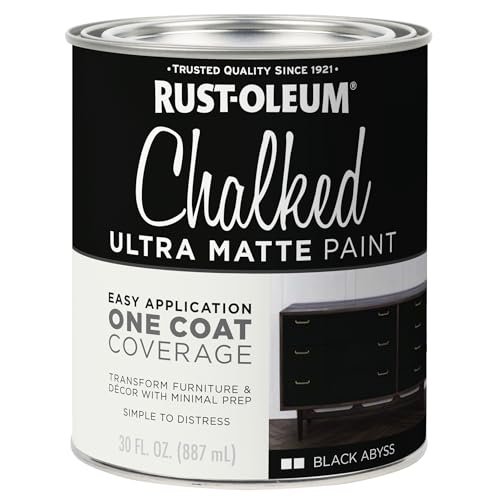 Rust-Oleum Black Abyss Chalked All-in-One Ultra Matte Paint