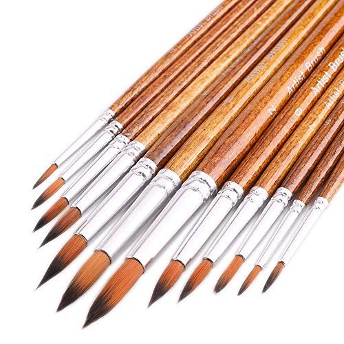 FENORKEY Artist Watercolor Paint Brushes Set
