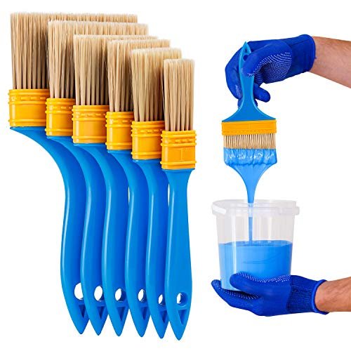 Chalk & Wax Paint Brush, 6PCS Chalk Paint Brushes for Crafts