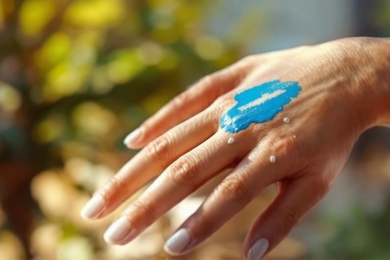 how to remove acrylic paint from skin