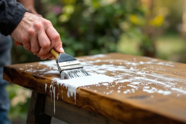 how to remove acrylic paint from wood