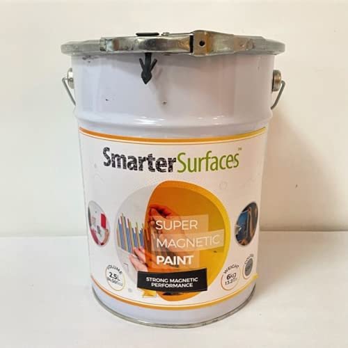 SmarterSurfaces Super Magnetic Paint - Magnetic Primer (65ft²/84.5oz)