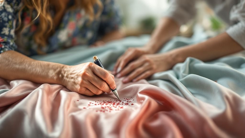 how to paint satin fabric without ruining it